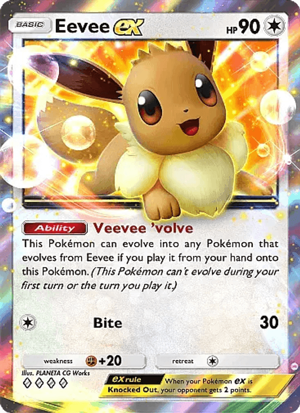 Carta Pokémon Eevee ex 056