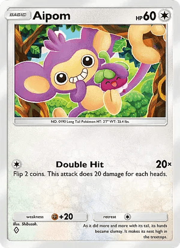 Carta Pokémon Aipom 058