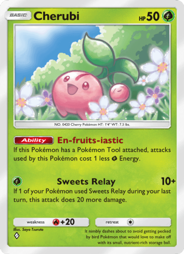Carta Pokémon Cherubi 023