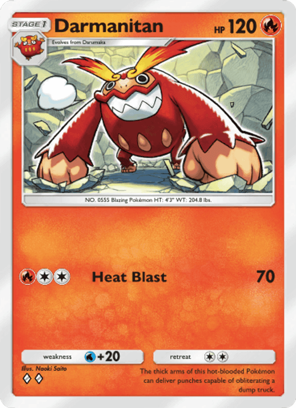 Carta Pokémon Darmanitan 036