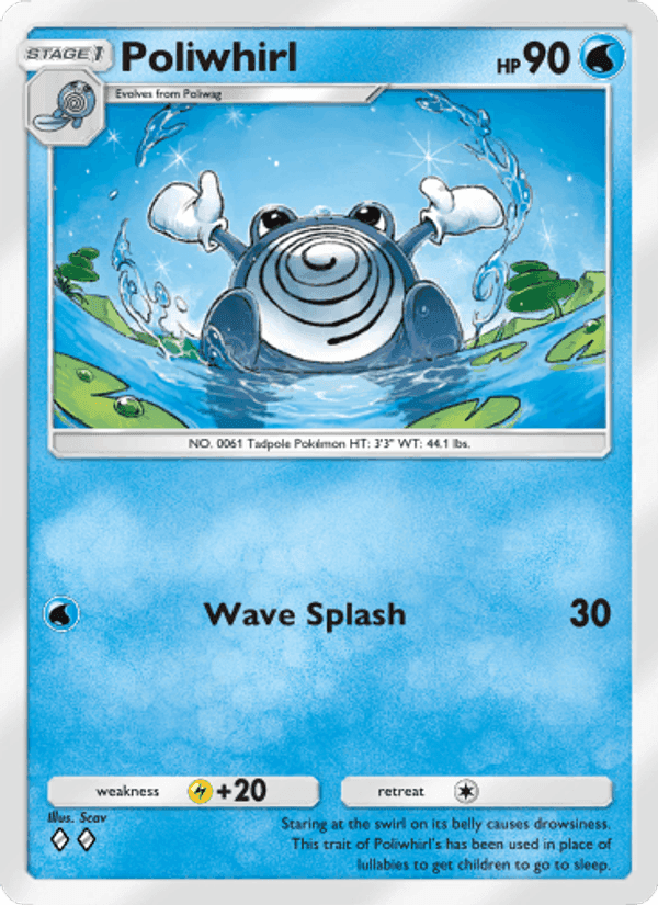 Carta Pokémon Poliwhirl 039
