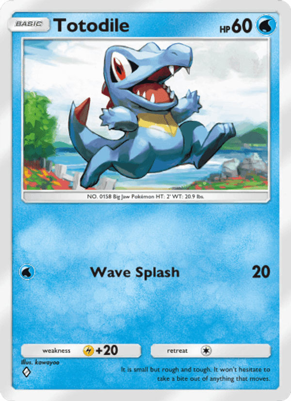 Carta Pokémon Totodile 046