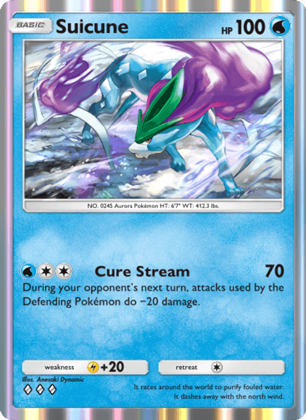 Carta Pokémon Suicune 059