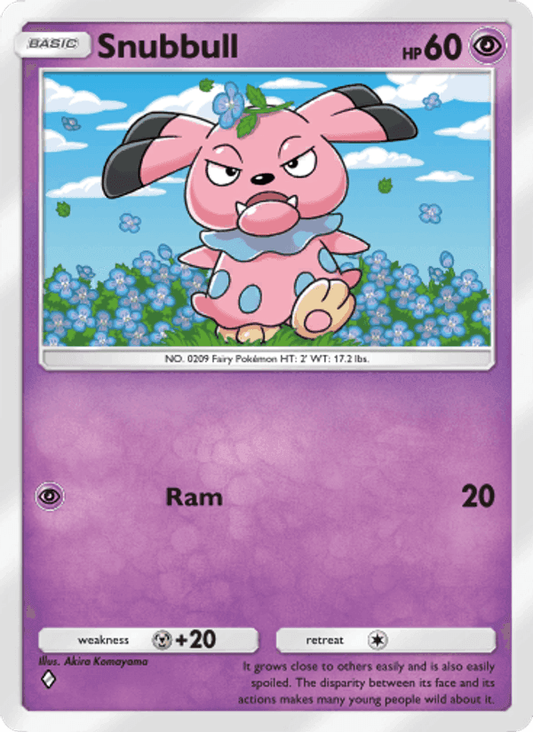 Carta Pokémon Snubbull 088
