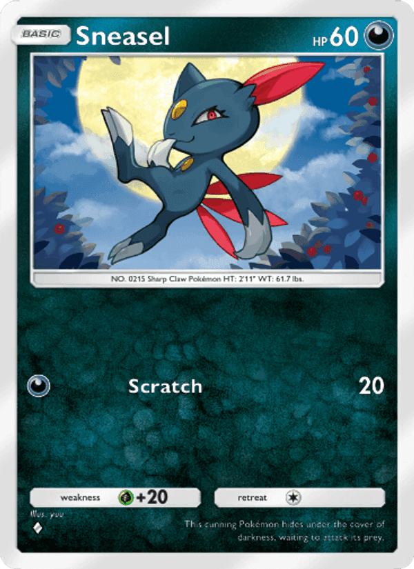 Carta Pokémon Sneasel 115