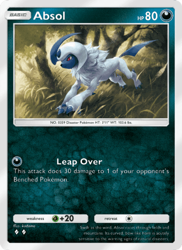 Carta Pokémon Absol