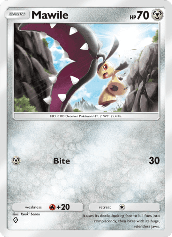 Carta Pokémon Mawile 125