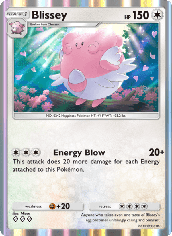 Carta Pokémon Blissey 132