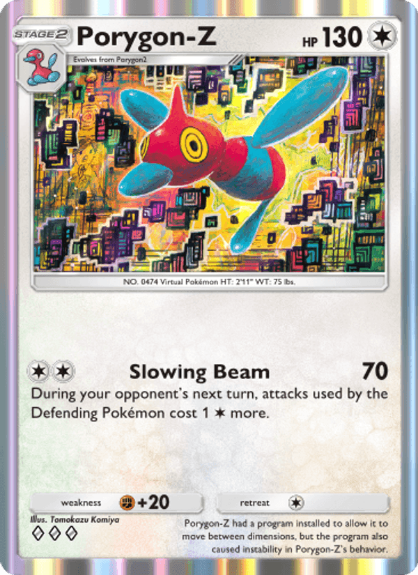 Carta Pokémon Porygon-Z 137