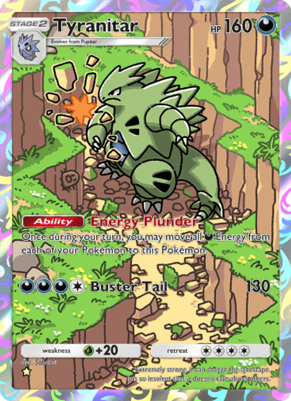 Carta Pokémon Tyranitar 179