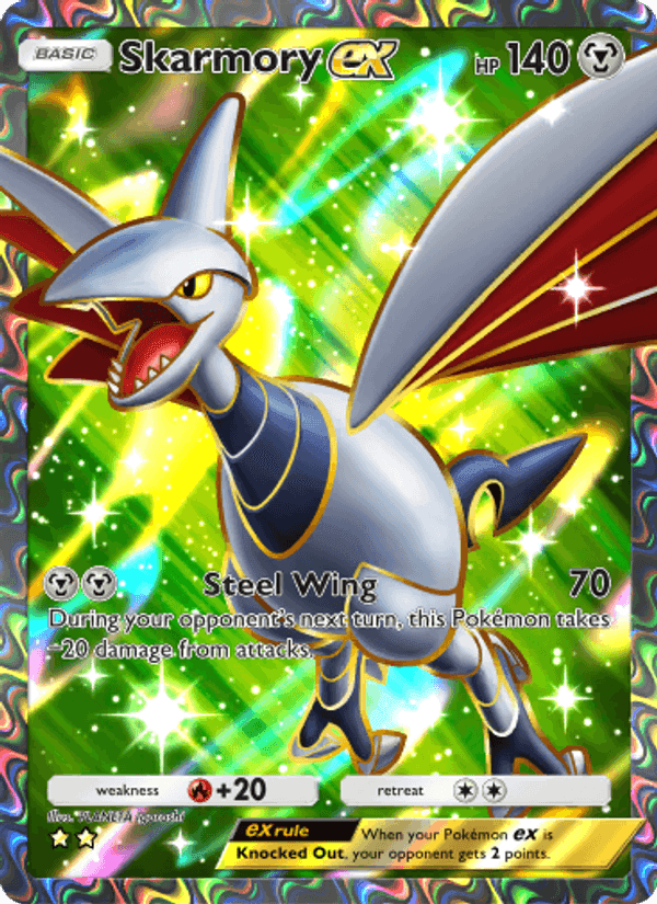 Carta Pokémon Skarmory ex 194