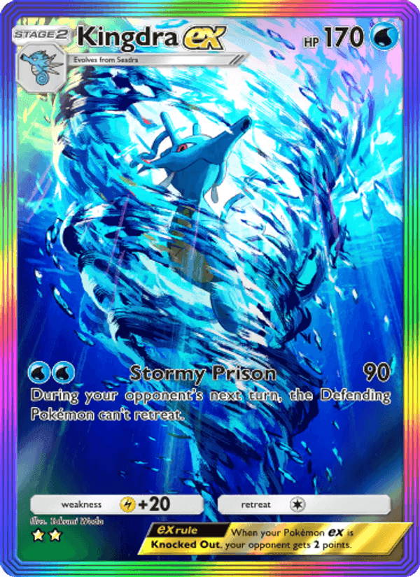 Carta Pokémon Kingdra ex 203
