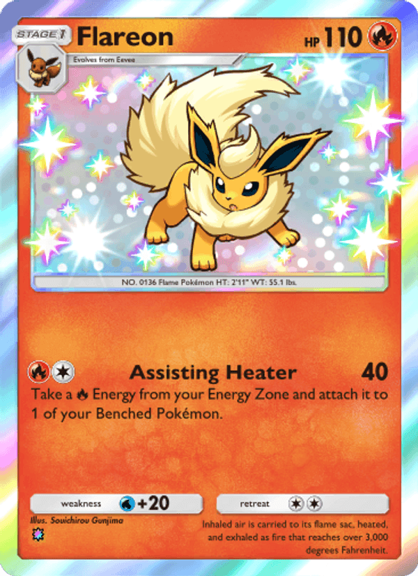 Carta Pokémon Flareon 213