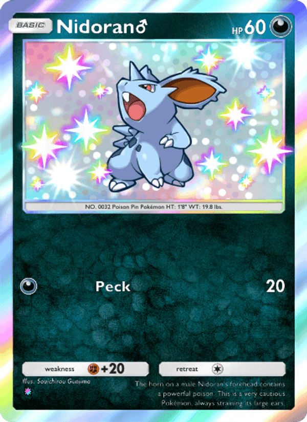 Carta Pokémon Nidoran♂ 226