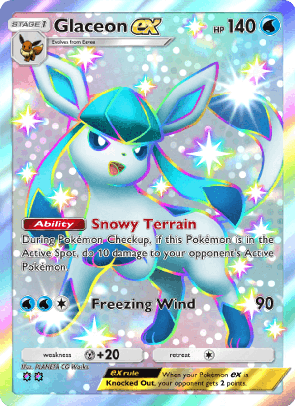 Carta Pokémon Glaceon ex 235