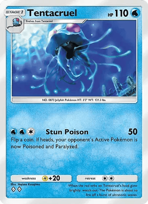 Carta Pokémon Tentacruel 016