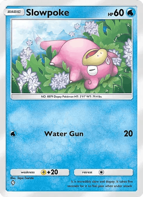 Carta Pokémon Slowpoke 017