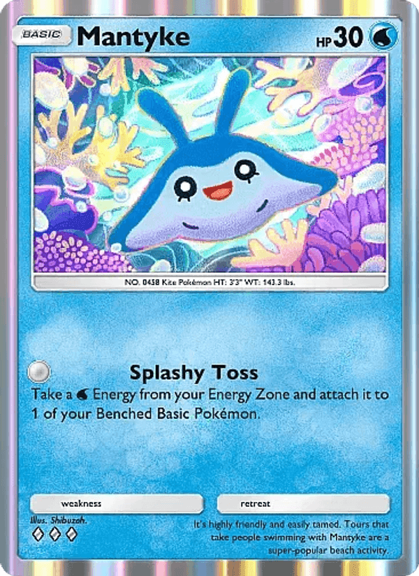 Carta Pokémon Mantyke 023