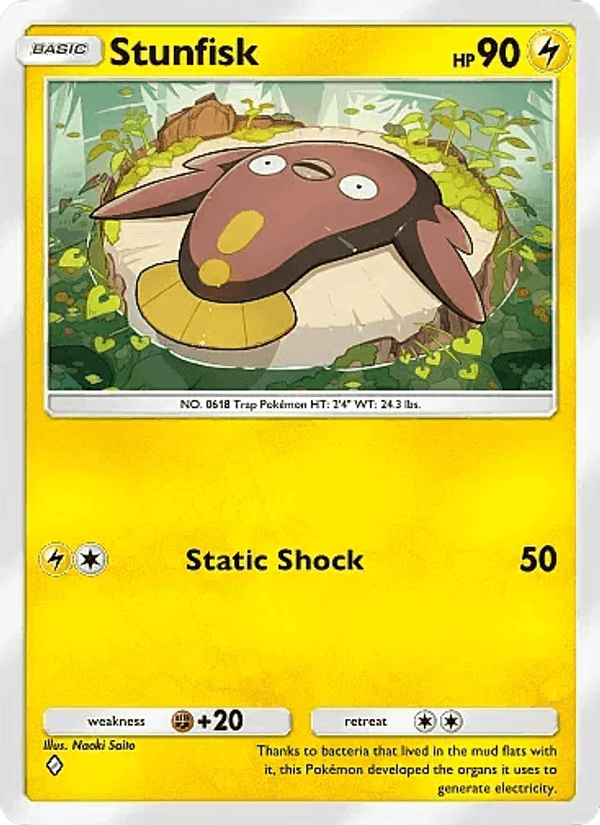 Carta Pokémon Stunfisk 029