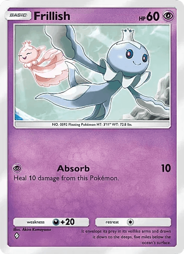Carta Pokémon Frillish 038