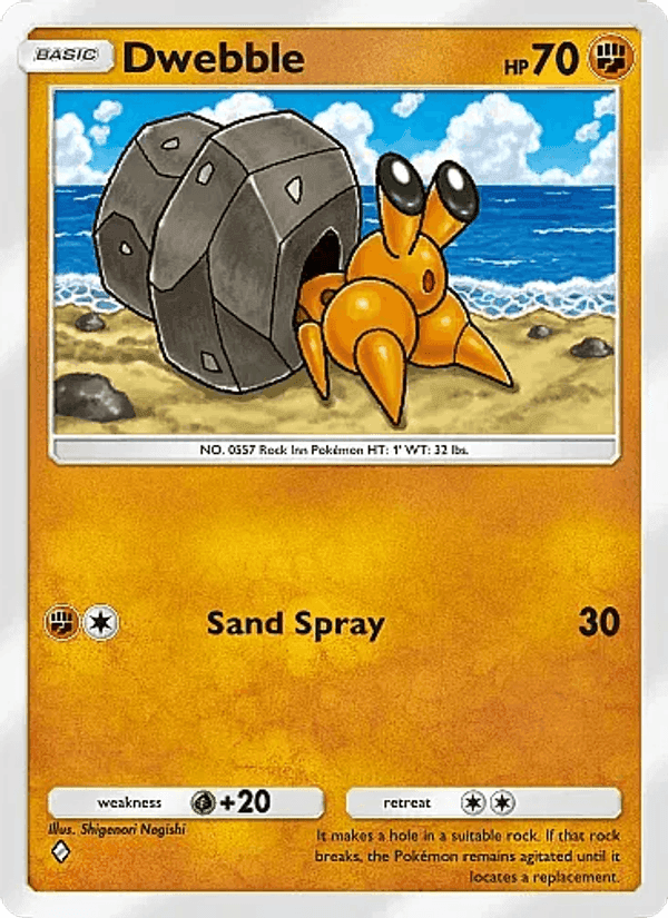 Carta Pokémon Dwebble 046