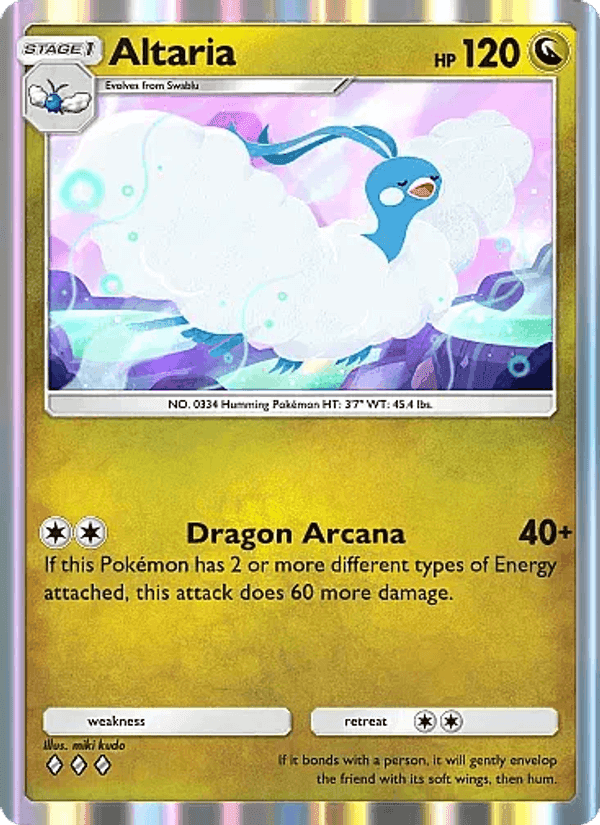 Carta Pokémon Altaria 055