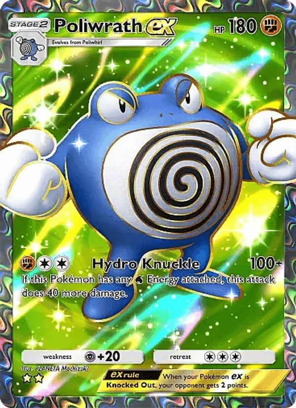 Carta Pokémon Poliwrath ex 082