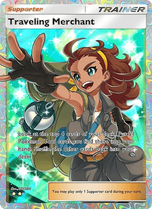 Carta Pokémon Traveling Merchant 084 de A4a