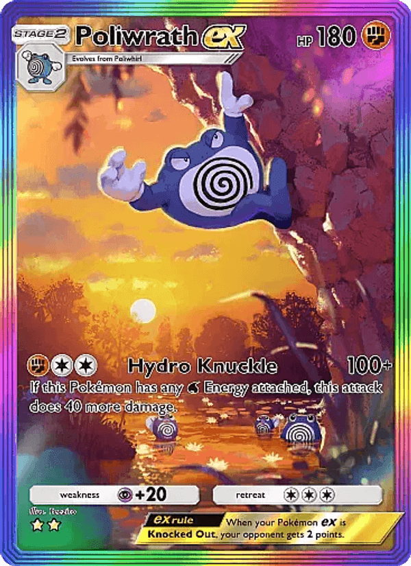 Carta Pokémon Poliwrath ex 089