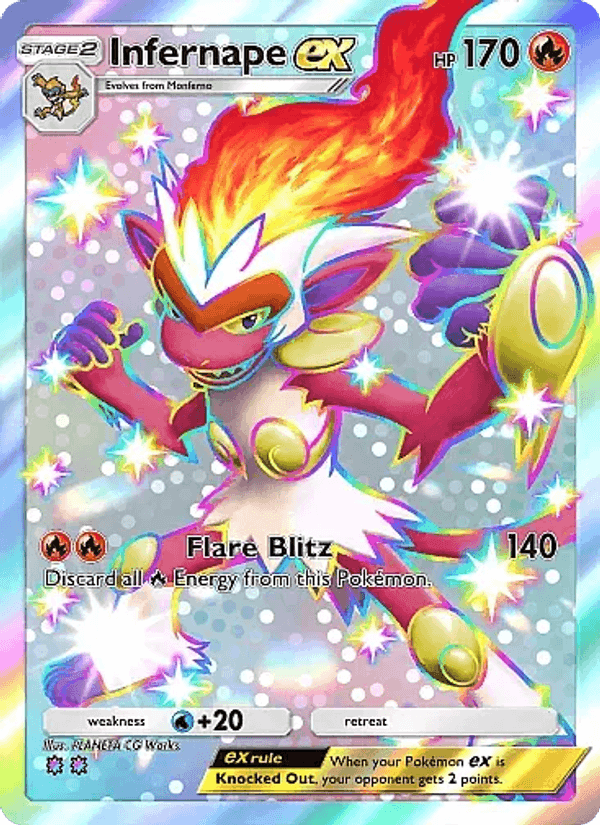 Carta Pokémon Infernape ex 101