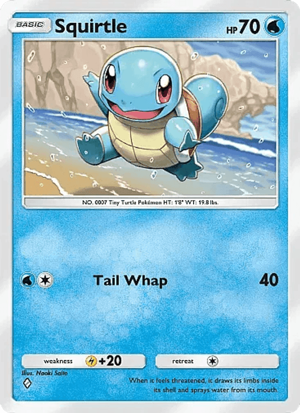 Carta Pokémon Squirtle 017