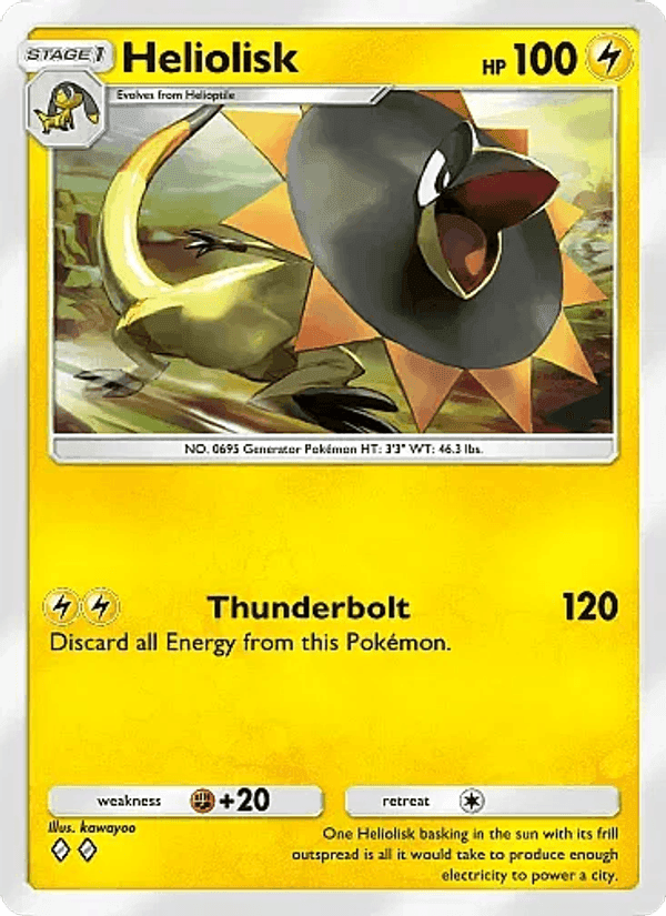 Carta Pokémon Heliolisk 029