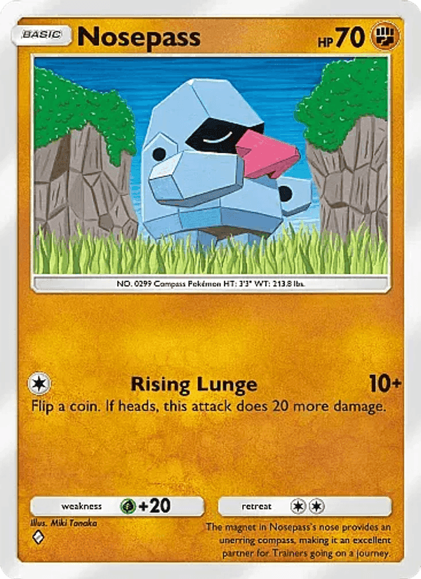 Carta Pokémon Nosepass 041