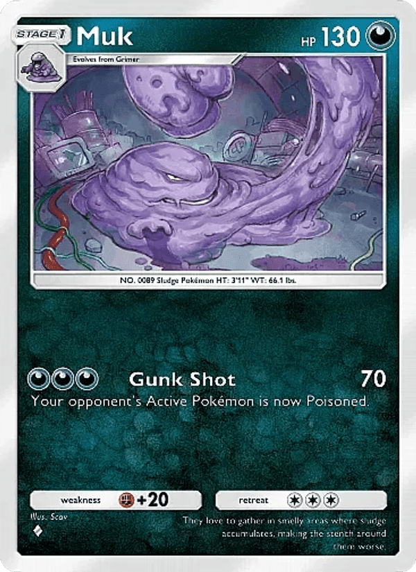 Carta Pokémon Muk 046