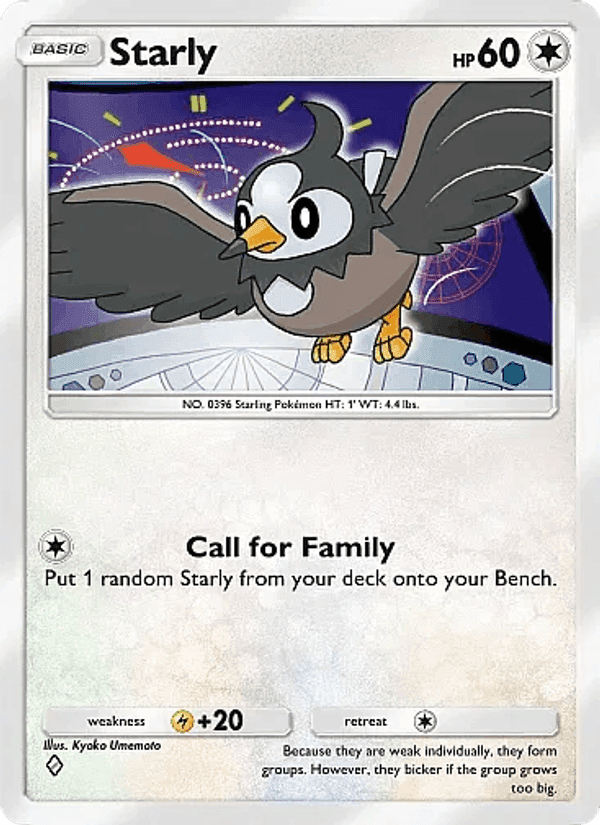 Carta Pokémon Starly 059