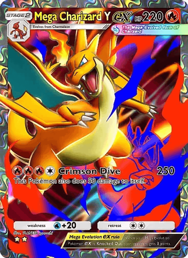 Carta Pokémon Mega Charizard Y ex 077