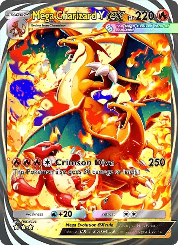 Carta Pokémon Mega Charizard Y ex 087