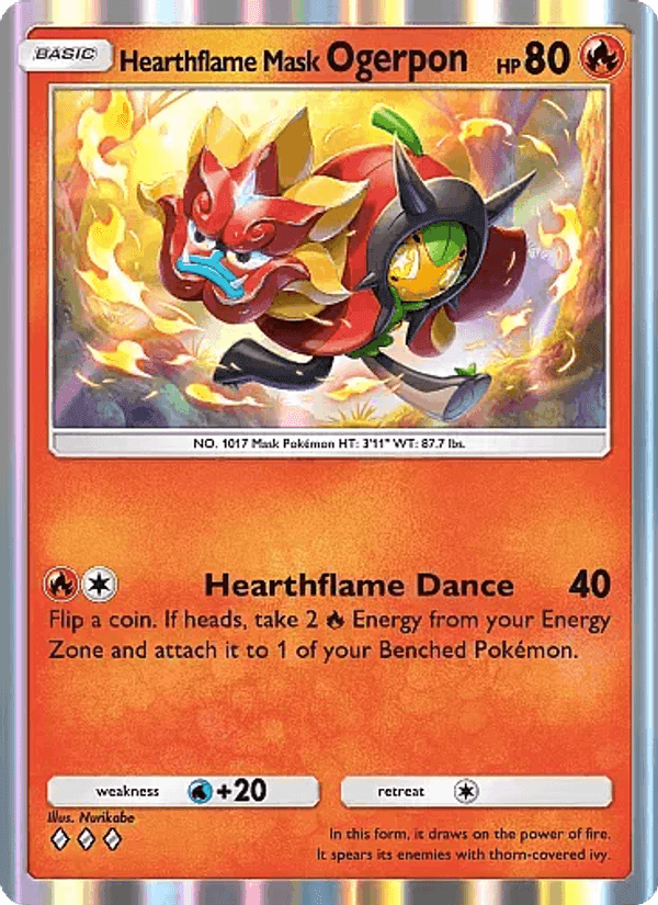 Carta Pokémon Hearthflame Mask Ogerpon 027