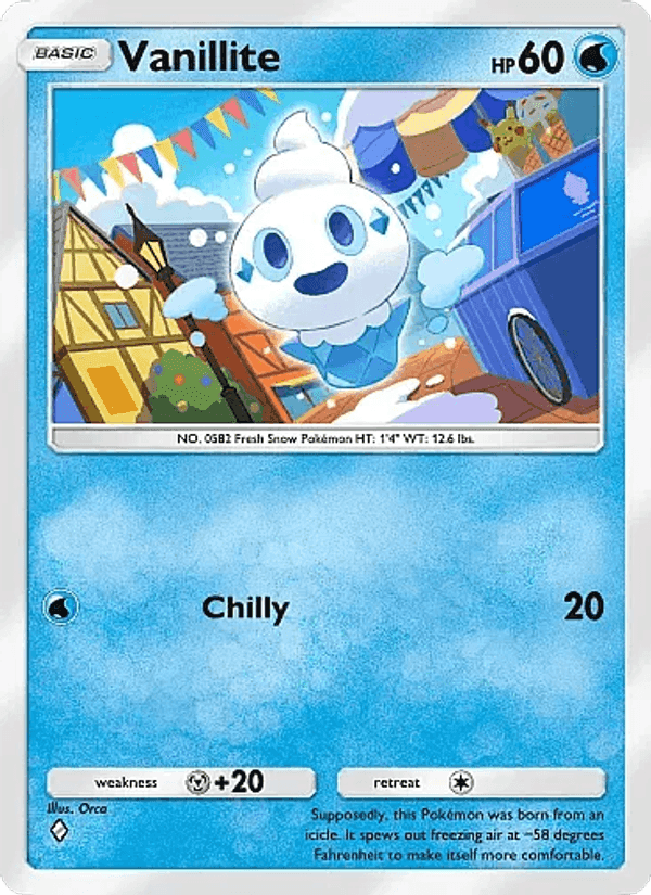 Carta Pokémon Vanillite