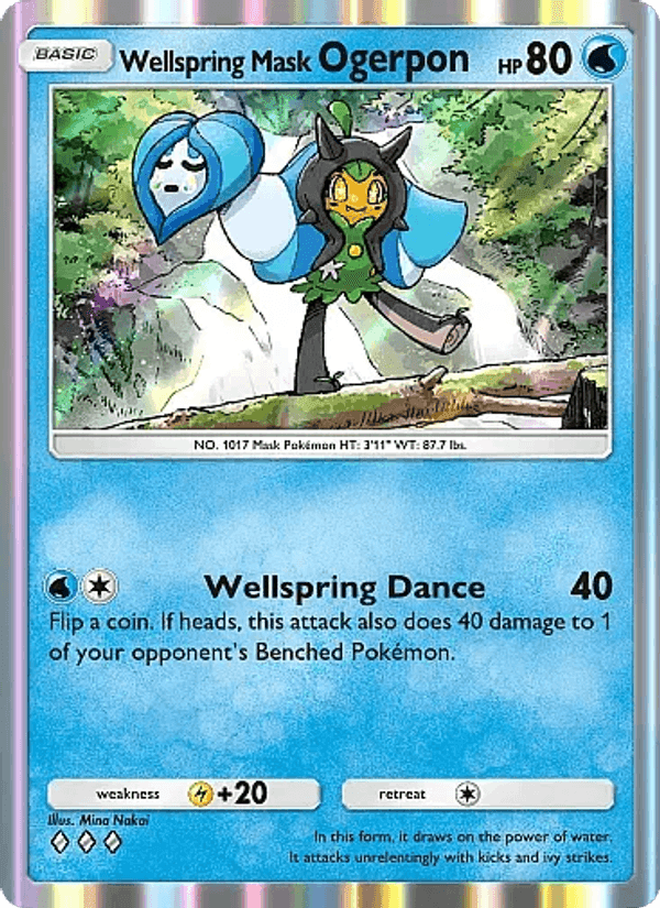 Carta Pokémon Wellspring Mask Ogerpon 048