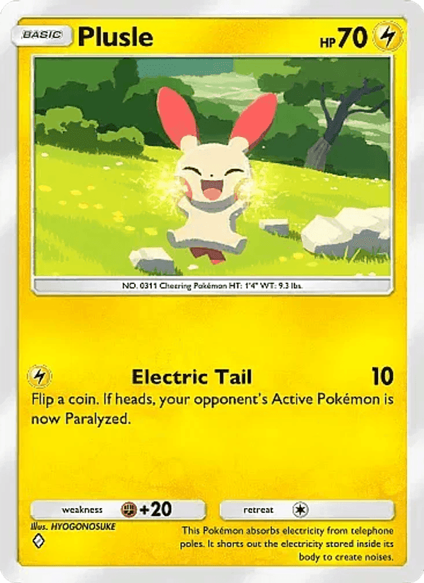 Carta Pokémon Plusle 052 de B2