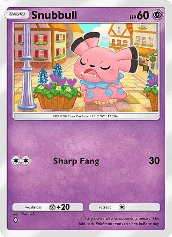 Carta Pokémon Snubbull 061