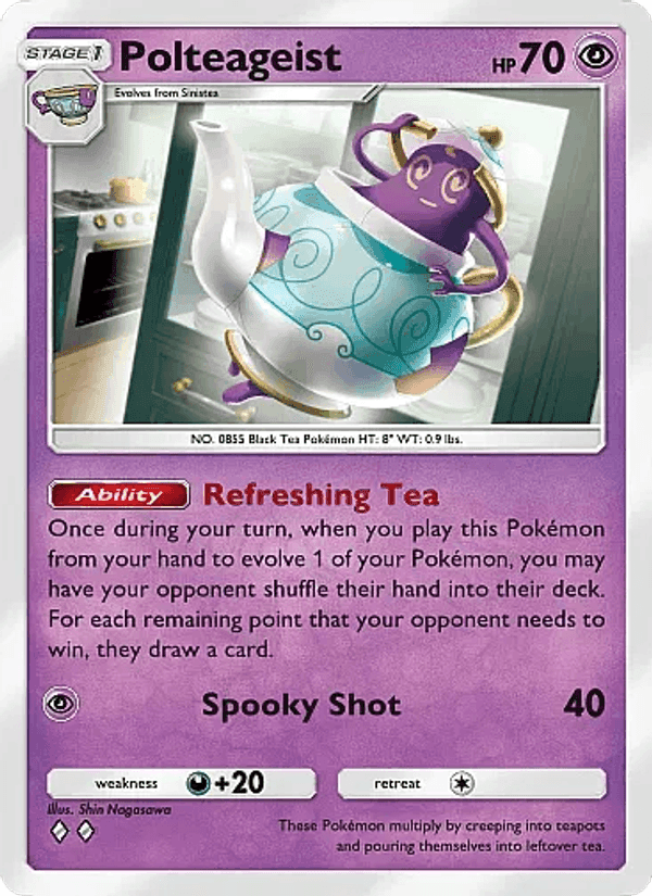 Carta Pokémon Polteageist 075