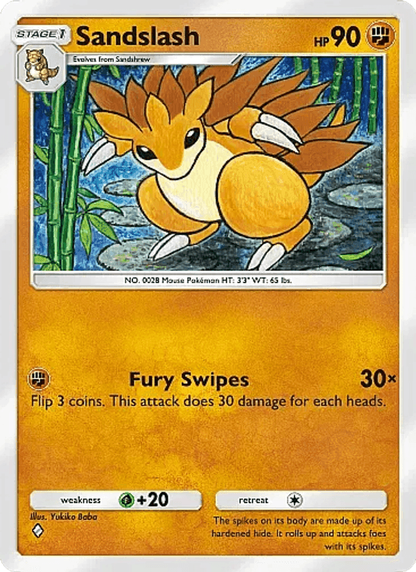 Carta Pokémon Sandslash 078