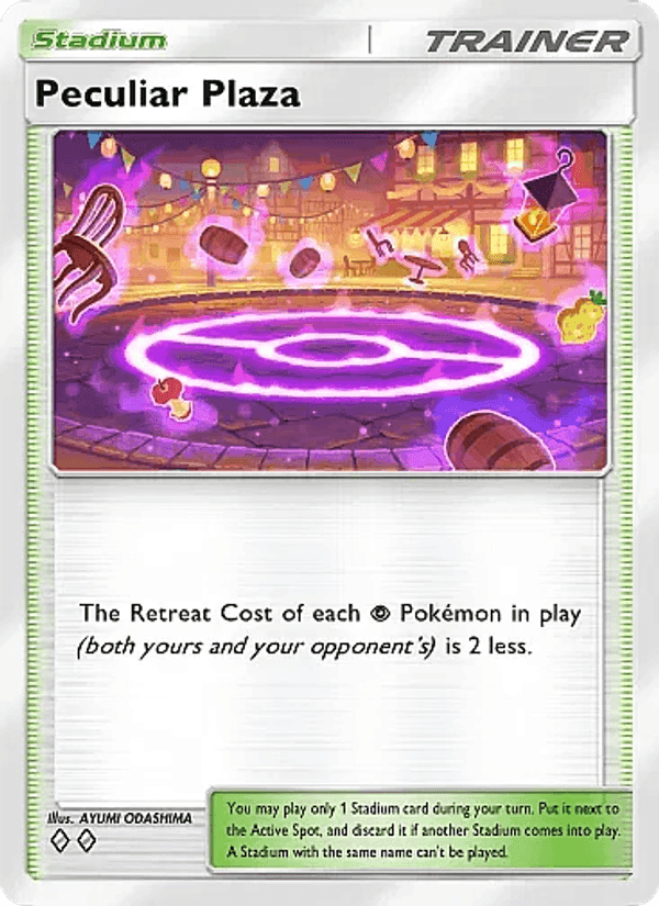 Carta Pokémon Peculiar Plaza 155 de B2