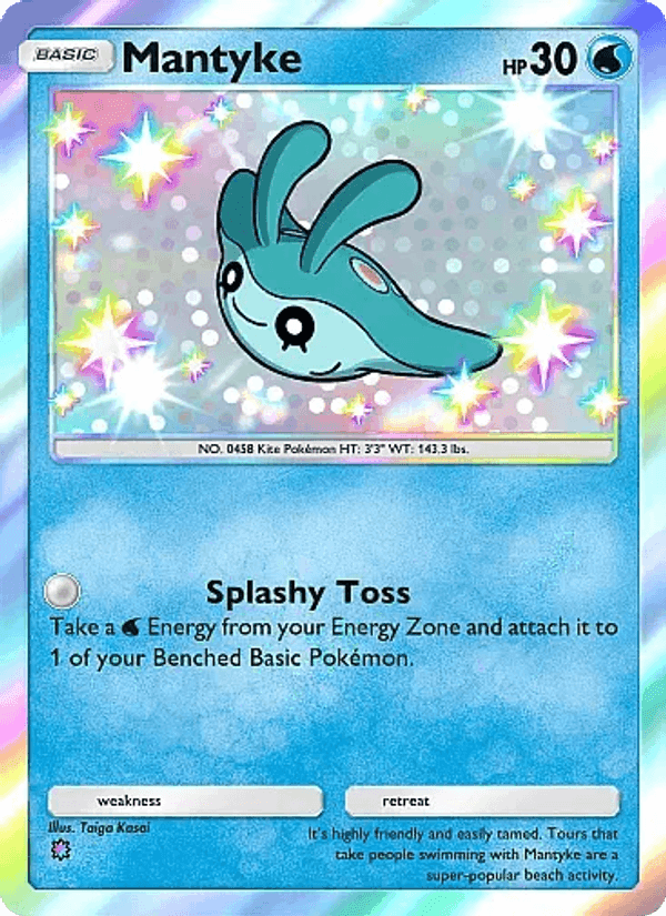 Carta Pokémon Mantyke 210