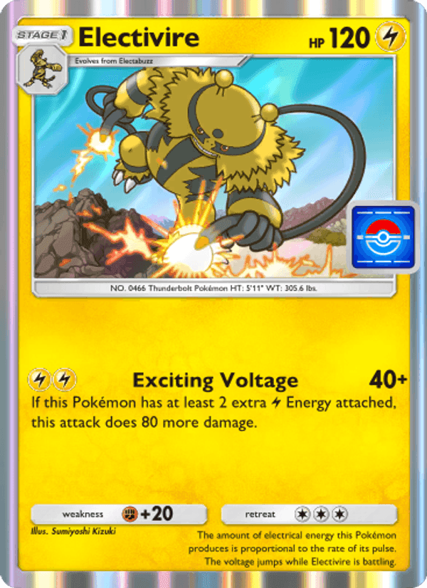 Carta Pokémon Electivire 036