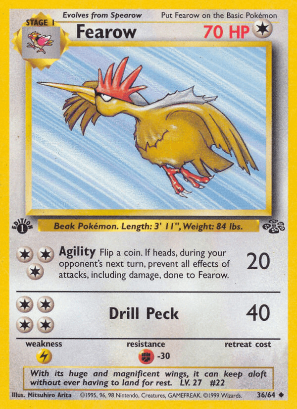 Carta Pokémon Fearow 36