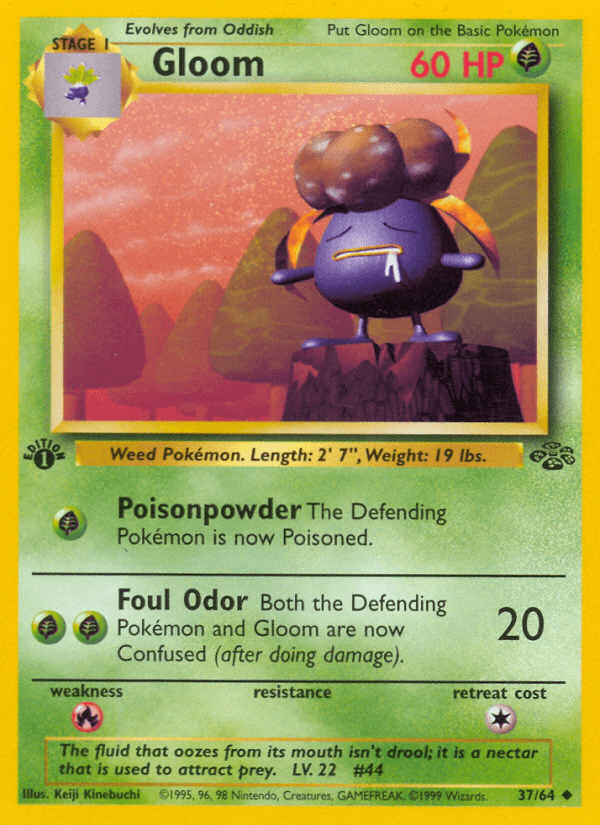 Carta Pokémon Gloom 37