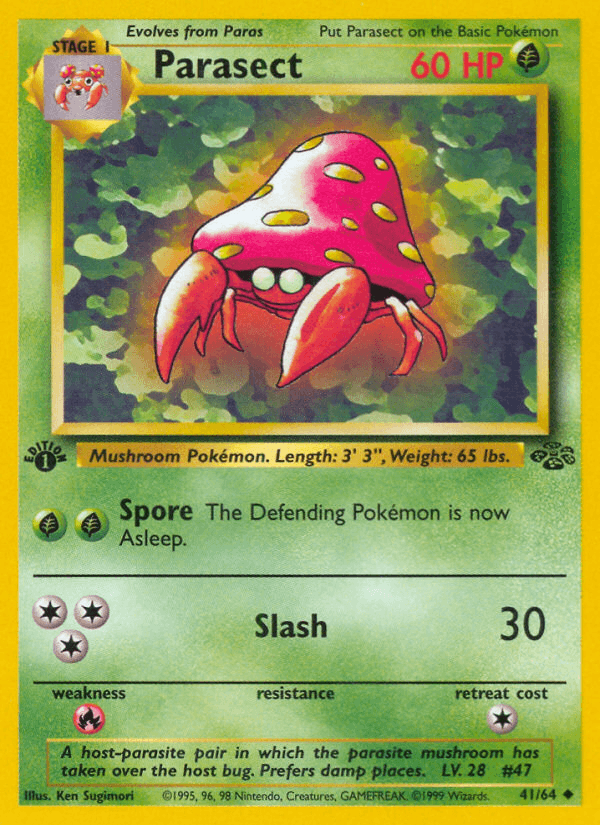 Carta Pokémon Parasect 41